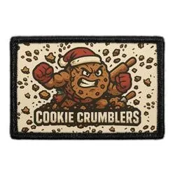 Pull Patch Cookie Crumblers patch velcro humor