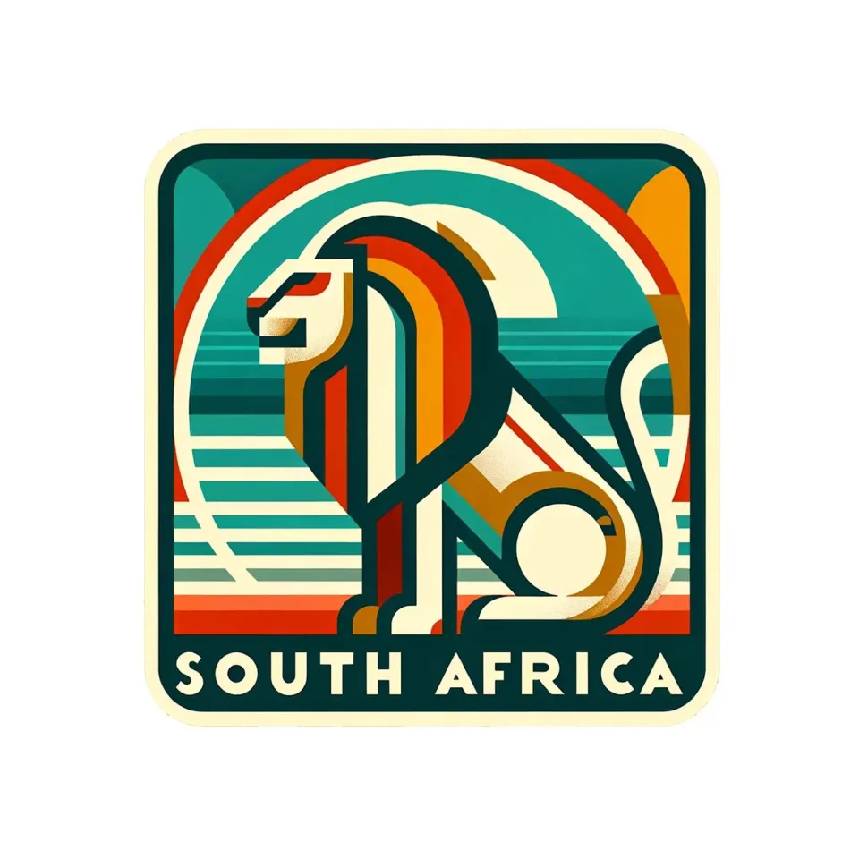 Vagabond Heart South Africa klistermærke vinyl