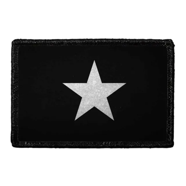 Pull Patch Vietnam Flag patch sort hvid vintage
