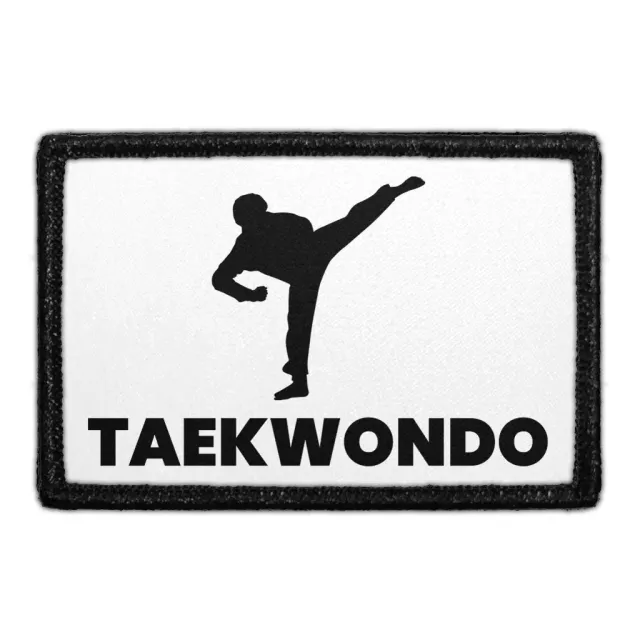 Pull Patch Taekwondo Kick patch 76x51 mm velcro