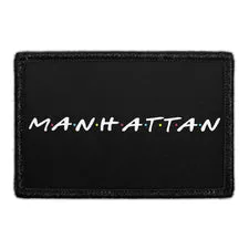 Pull Patch Manhattan Friends patch 76x51 mm velcro