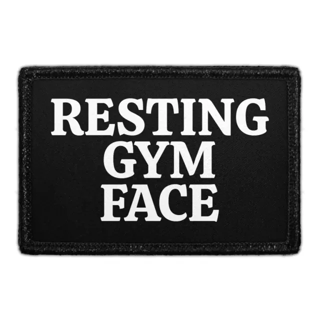 Pull Patch Resting Gym Face patch humor