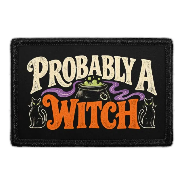 Pull Patch Probably A Witch patch med velcro halloween
