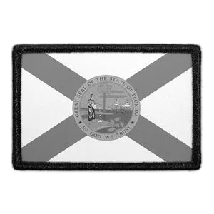 Pull Patch Florida State Flag patch sort hvid