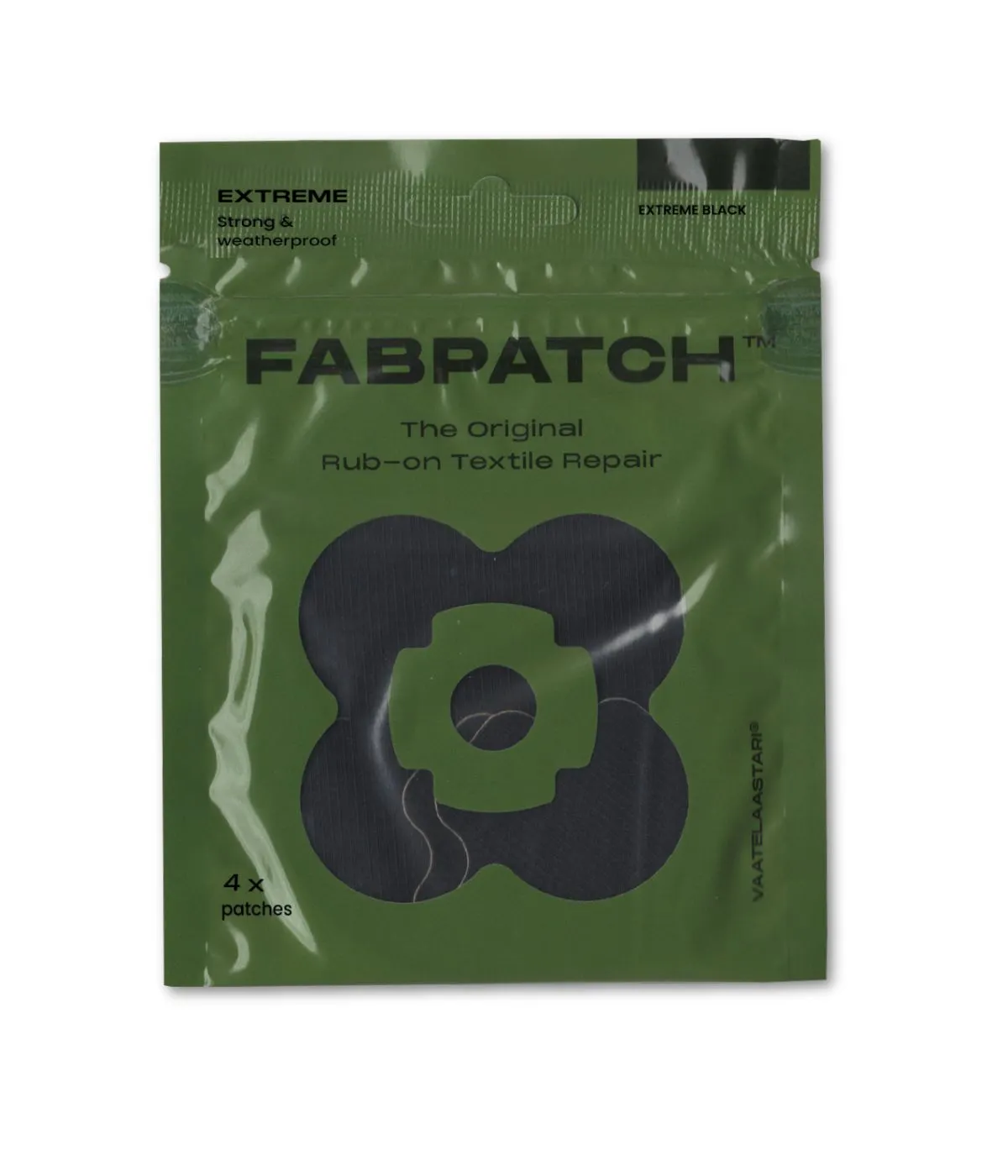 FabPatch Extreme Black lapper 4-pak slidstærk