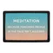 Pull Patch Meditation Punching patch velcro yoga humor