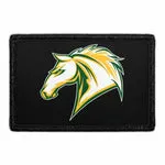Pull Patch Horse Head patch sort hestehoved 7,6x5 cm