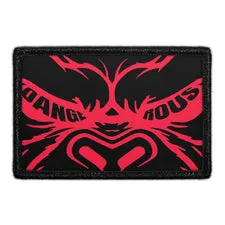 Pull Patch Dangerous Gorilla patch 76x51 mm velcro