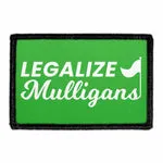 Pull Patch Legalize Mulligans patch velcro golf