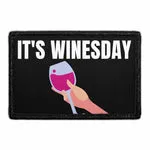 Pull Patch It's Winesday patch med velcro vin