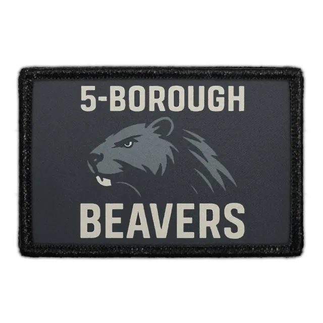 Pull Patch 5-Borough Beavers patch velcro New York
