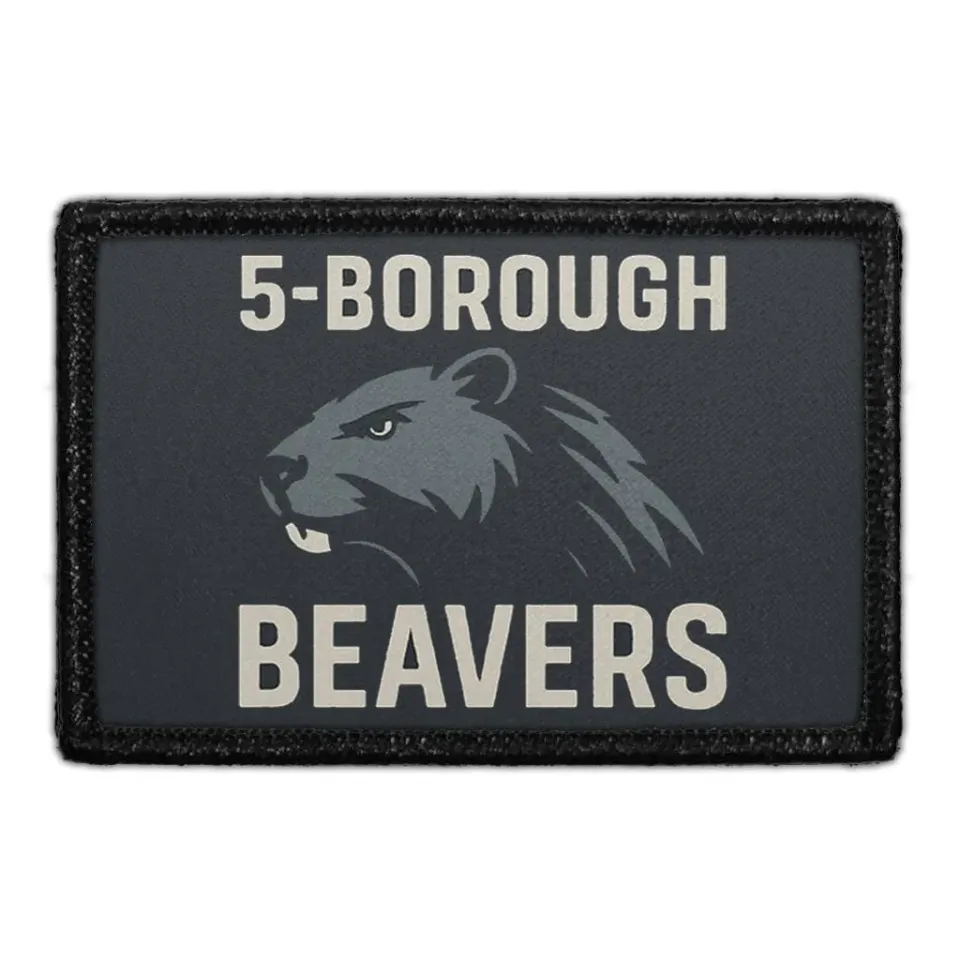 Pull Patch 5-Borough Beavers patch velcro New York