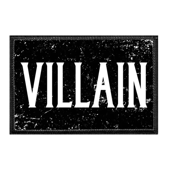 Pull Patch Villain velcromærke 76 mm polyester