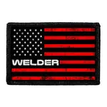 Pull Patch Welder US Flag Red patch velcro