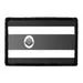 Pull Patch Costa Rica Flag patch sort hvid med velcro