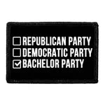Pull Patch Republican Democratic Bachelor Party patch velcro
