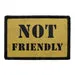 Pull Patch Not Friendly patch med velcro