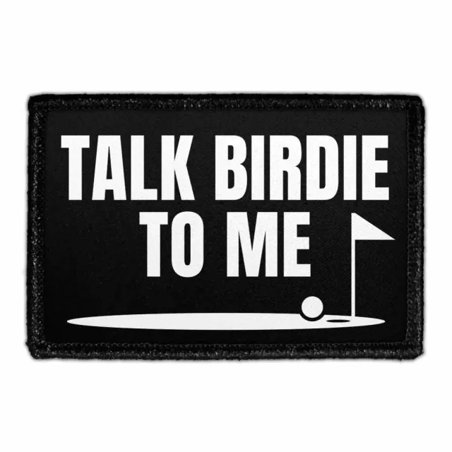 Pull Patch Talk Birdie To Me patch 1 stk golf