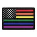 Pull Patch US Flag Rainbow Stripes velcropatch