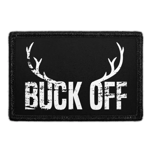 Pull Patch Buck Off patch 76x51mm velcro