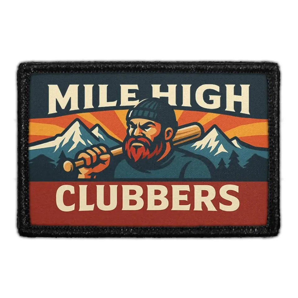 Pull Patch Mile High Clubbers patch med velcro