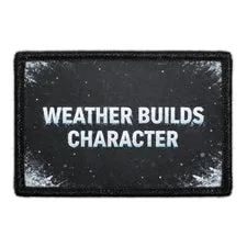 Pull Patch Weather Builds Character patch 3x2 velcro
