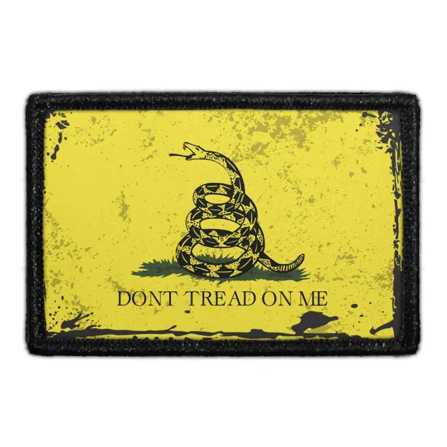 Pull Patch Don't Tread On Me Antique velcromærke