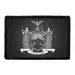 Pull Patch New York Flag patch sort-hvid velcro