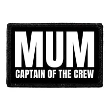 Pull Patch MUM Captain Of The Crew patch 76x51mm mors dag