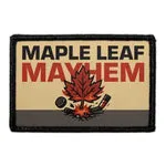 Pull Patch Maple Leaf Mayhem patch med velcro 7,6x5 cm