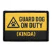 Pull Patch Guard Dog On Duty patch 1 stk velcro