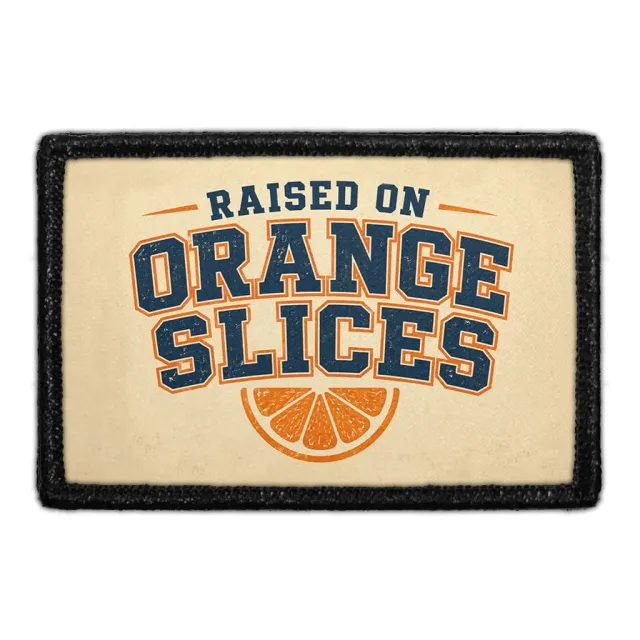 Pull Patch Raised on Orange Slices patch 76x51 mm sport