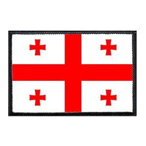 Pull Patch Georgian Flag patch farve velcro