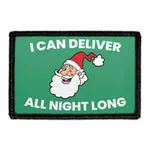 Pull Patch I Can Deliver All Night Long patch velcro