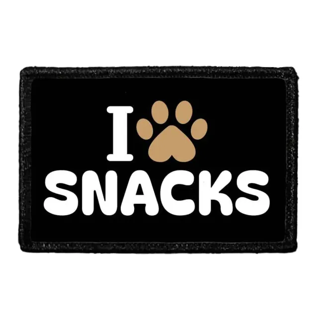 Pull Patch I Love Snacks patch 3x2 madmotiv