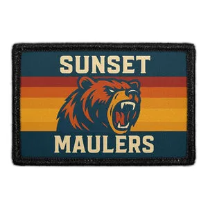 Pull Patch Sunset Maulers patch med velcro – solnedgang