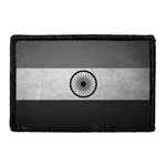 Pull Patch India Flag patch sort hvid distressed