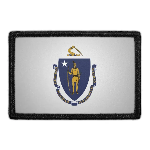 Pull Patch Massachusetts State Flag patch farve velcro