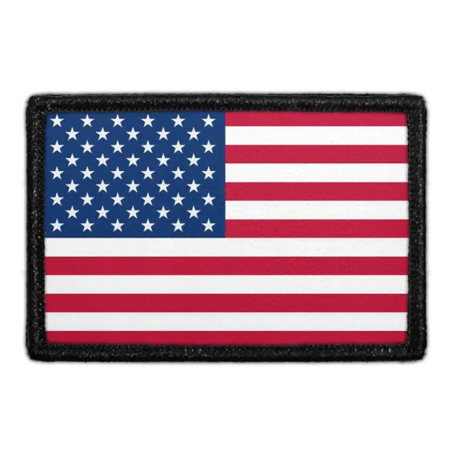 Pull Patch American Flag patch farve med velcro