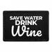 Pull Patch Save Water Drink Wine patch velcro 7,6 cm