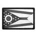 Pull Patch Ohio State Flag patch 76x51 mm sort-hvid