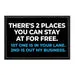 Pull Patch Stay In Your Lane patch tekst