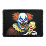 Pull Patch Painted Ventriloquist patch klovn velcro