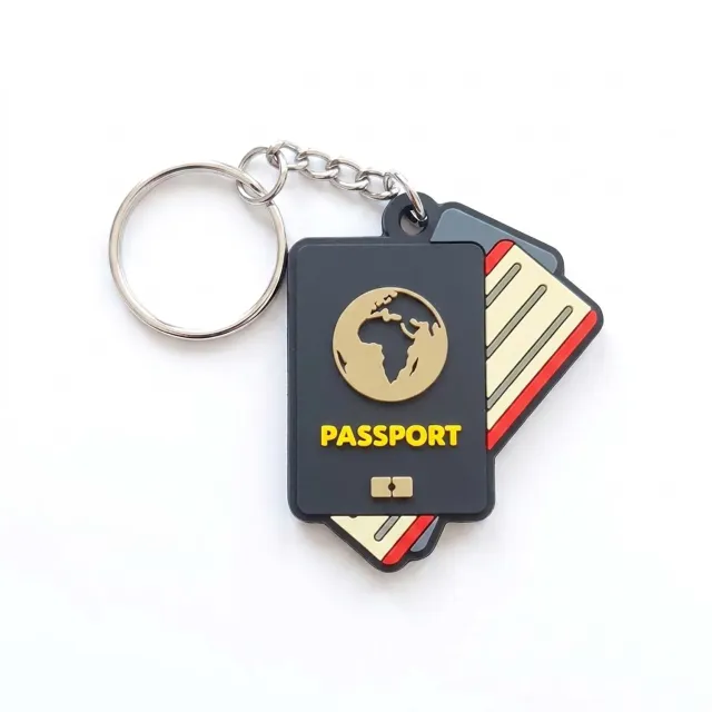 Vagabond Heart Passport nøglering PVC