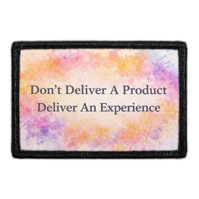 Pull Patch Deliver An Experience patch velcro 76x51 mm