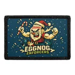 Pull Patch Eggnog Enforcers julepatch med velcro