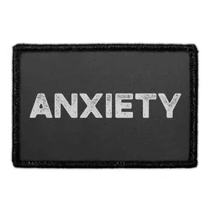 Pull Patch Anxiety patch 7,6x5,1 cm velcro sort