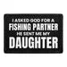 Pull Patch I Asked God For A Fishing Partner lap velcro datter