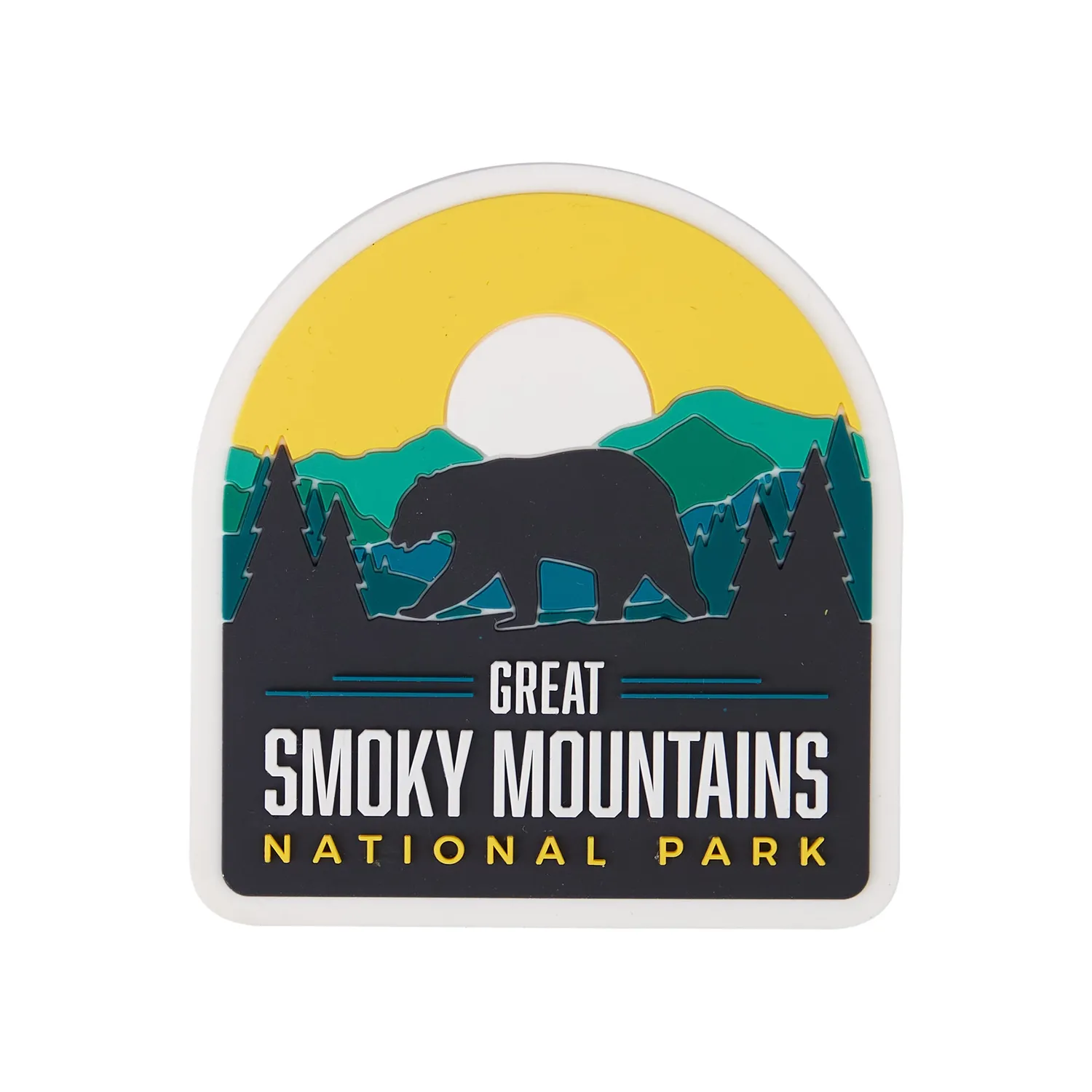 Vagabond Heart Smoky Mountains magnet PVC