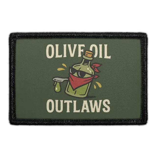 Pull Patch Olive Oil Outlaws Italy patch 3x2
